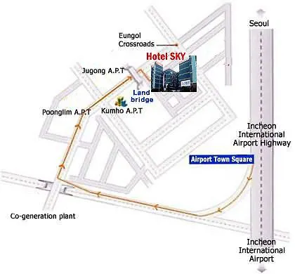 Hotel Sky, Incheon Airport 3*,  韩国